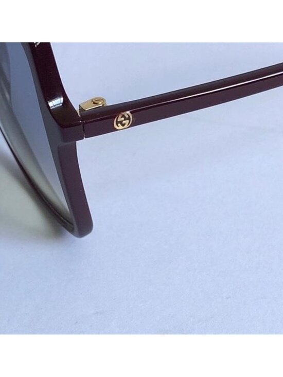 Gucci GG0544s 003 Women\'s Dark Brown Frame Sunglasses with Blue Gradient Lenses main image 5
